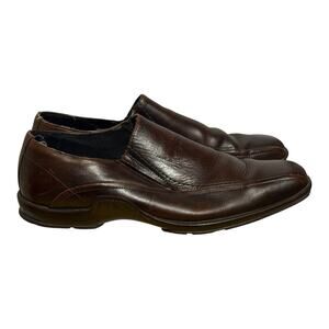 J Ferrar Brown Slip On Dress Shoes Men's Size 12 M Office Formal Loafers